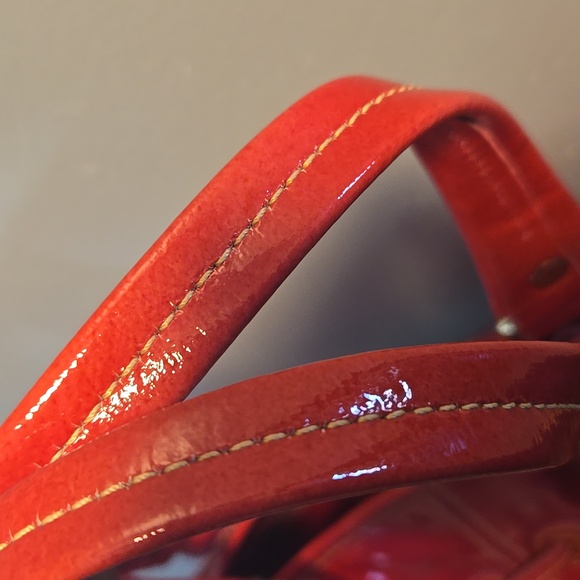 Dooney & Bourke Pink Patent Leather Satchel - Picture 13 of 15